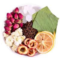 柠檬荷叶茶纤体水果茶菊花玫瑰花茶组合养生茶叶10-60包