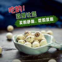 磨皮莲子干货去芯白莲子食用莲子无心磨皮白莲子特级莲子特价250g