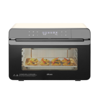 大厨(DACHOO)[老板电器]蒸烤箱一体机家用台式烤箱蒸箱蒸烤空气炸一体机 DB602奶油白