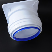 帮客材配 露念 厨房烟管 升级款止回阀 一箱36 整箱起