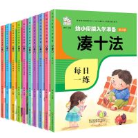 凑十法借十法大班 幼小衔接整合教材一日一练幼儿书籍早教启蒙 全套10册