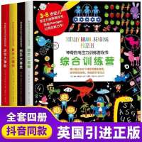 正版综合训练营全套4册 神奇专注力训练游戏迷宫大冒险数字大爆炸 综合训练营[全4本]1-4册游戏书