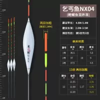 特价纳米鱼漂套装鲫鱼漂醒目加粗近视漂高灵敏大物浮漂鲤鱼混养漂 乞丐鱼NX-04 1号3支