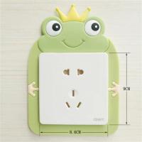 卡通软胶夜光开关贴86*90型开关插座保护装饰套开关贴胶套插座套 大号小王子