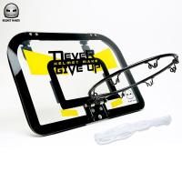 头盔哥新品室内迷你儿童小篮筐趣味宿舍挂式篮板家用一号球篮球架 迷你室内篮球板 小球另外购买