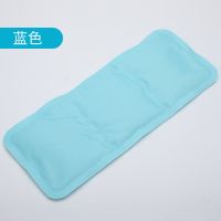 凝胶冰垫冰床垫制冷冰枕垫夏季学生宿舍降温神器汽车冰坐垫床垫 12*29cm 蓝色 (儿童冰枕)