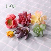 仿真多肉植物盆栽假肉肉组合仿真绿植多肉花盆套装办公桌面装饰品 L3