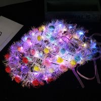 新款发光金丝花环闪光头饰景区夜市热卖玩具批发 彩色 10