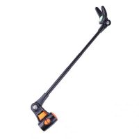 通用炮台后挂天线铝合金防脱竿挂防滑架杆配件全金属钓鱼支架渔具 变径后挂(可伸缩)