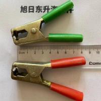 汽车电瓶夹子搭火线蓄电池夹子连接线鳄鱼夹子加厚充电鳄鱼嘴夹子 2只一对[a夹子]