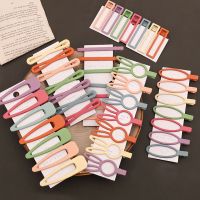 发夹日系少女心镂空简约少女发卡刘海边夹一字夹头饰碎发夹子发饰 H-10随机一只装[单独一个]