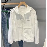 2021夏季新款防晒服超薄外套男士夹克宽松潮流帅休闲情侣防晒衣潮[9月14日发完] 白色 M