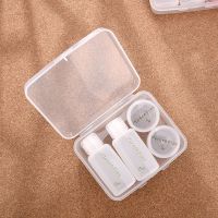 喷壶喷雾瓶压瓶面霜瓶盒装旅行化妆品分装瓶套装便携套瓶空瓶子小 绿素5件套(盒装)