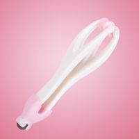 拉背条滚轮按摩器开肩开背神器拉手持滚轮条手动拉背器男女不求人 磁珠手指按摩粉色