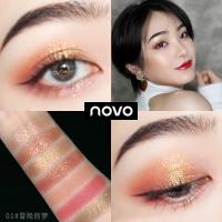 NOVO幻境精灵八色眼影盘ins超火珠光哑光大地色眼影闪粉平价学生 01#冒险的梦