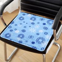 夏季冰垫坐垫冰凉透气汽车车用凝胶学生教室夏天防暑降温冰枕枕头 随机款[软冰升级]_ 25*40[一张装]