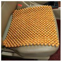 夏天通风珠子座垫 木珠汽车坐垫单片 香樟木透气夏季椅垫凉垫通用 方形香珠坐垫(香樟木)