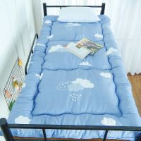 加厚学生宿舍床垫子1.2米榻榻米单人1米双人上下铺可折叠冬被褥子 云朵(加厚款) 0.6米*1.2米(儿童款)
