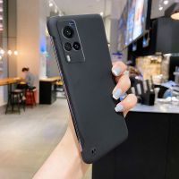 裸机手感vivoX60手机壳x60曲面版无边框X60pro全包镜头x6pro+半包 [ 星空黑]无边框 [vivox60