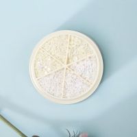 眼妆亮钻泪钻新娘妆贴钻脸部珍珠干花蝴蝶星星月儿童化妆贴脸饰品 双色白ab小珍珠