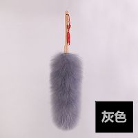 羊毛掸子静电除尘掸扫灰家用可伸缩禅子打扫灰尘屋顶缝隙清洁神器 灰色 小号(不建议购买)