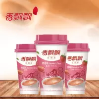香飘飘奶茶草莓味奶茶经典系列椰果奶茶30杯整箱/多规格杯装奶茶 草莓味奶茶9杯装