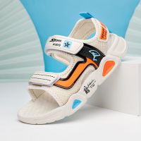 男童凉鞋2021新款男孩软底防滑中大童沙滩鞋8小学生9儿童凉鞋10岁 2999米桔色 送手表 28 内长18.0cm