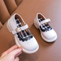 女童鞋子2021新款秋季单鞋儿童女单鞋女童小皮鞋中大童软底学院风 白色 尺码建议:脚长+0.6cm左右选内长
