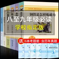 八至九年级必读6册 钢铁是怎样炼成的和傅雷家书正版原著完整版下册名著初中生怎么样练原版出版社博雷儒雷傅家雷书人教下阅读全