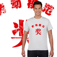 UTEE平凡的世界 五一劳动模范奖孙少安同款T恤 短袖加肥加大 白色 S