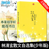 正版 林清玄散文自选集少年版林清玄散文集寒暑期儿童读物9-10-11-15岁初中小学生课外阅读文学小说散文现代名家散文