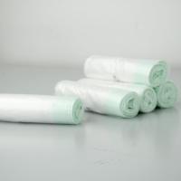 儿童坐便器清洁袋宝宝小马桶专用垃圾袋一次性替换袋抽绳 白色 5卷-50只装