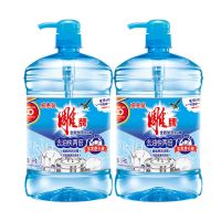 雕牌洗洁精大桶冷水快洁洗涤灵小瓶厨房家用洗涤剂家庭装整箱批发 双倍去油1.5kg*2瓶 共6斤