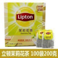 立顿茉莉花茶立顿清香茉莉花茶袋泡茶200g100袋特级茉莉花茶叶 200g