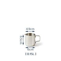 加厚不锈钢尖嘴拉花杯量杯打奶泡杯花式咖啡拉花壶器具多款式可选 普通款 0.15L
