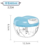 手动绞肉机家用搅拌机饺子馅碎菜机家用手拉式切辣椒小型绞菜神器 多功能500ML