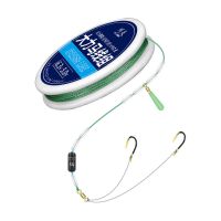 大力马主线组鱼钩绑好套装黑坑鲤青鱼pe鱼线大物巨物鱼具用品大全 3.6米[大力马双钩线组]1卷 主线0.8+子线0.6+