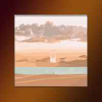 星球/数字油画diy填充手工绘画画涂填色油彩装饰挂画风景动漫水彩 XF009梦境之门2 30*30cm不带框