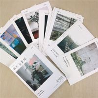 明天会更好 抒情文艺暧心短句子明信片INS简约北欧风格绿植贺卡片 明天会更好明信片