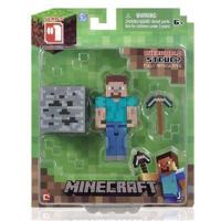 我的世界玩具公仔积木苦力怕僵尸模型玩偶周边人仔摆件手办套装 史蒂夫和镐