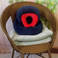 抱枕被子两用靠垫办公室三合一午睡枕头多功能空调毯小学生趴睡枕 藏青色 多功能趴睡枕[不含毯子]