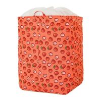 特大加厚防尘收纳袋换季装衣服被子防水防潮布艺整理袋搬家打包袋 草莓 加厚大号100升一个