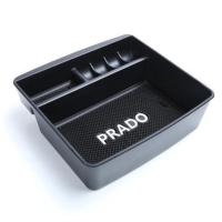 丰田普拉多储物盒霸道2700改装专用中央扶手箱车载冰箱置物收纳盒 带冰箱配置款:防滑垫款