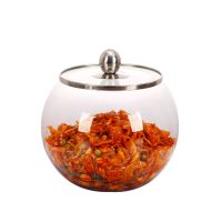 无铅加厚泡菜酱菜坛子玻璃透明腌菜罐咸菜缸酸菜坛密封储物罐家用 加厚水容量5斤
