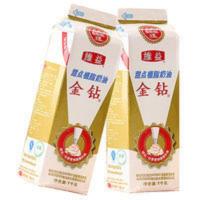 金钻植脂甜奶油 植物性淡奶油蛋糕裱花材料鲜奶油烘焙原料1公斤 1000g