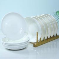 景德镇干果盘水果盘点心盘果盘陶瓷盘家用6英寸果盘厂家直销 白瓷 6英寸果盘6只装