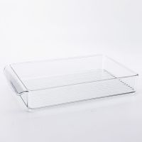 高档PET饺子盒速冻饺子盒装水饺冷冻家用冰箱保鲜盒多层馄饨收纳 透明饺子盒无盖1个