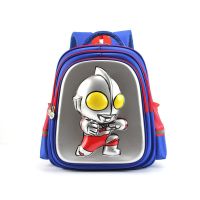 小学生男书包1-2年级幼儿园大中小班迪迦泰罗奥特曼减负背包防水 Q版迪迦奥特曼蓝色 小号(适合幼儿园)