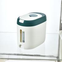 装米桶防虫防潮密封加厚米缸盒面桶大米面粉储存罐家用收纳储米箱 自动开盖米桶宝绿