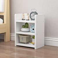 简易床头柜简约现代卧室多功能储物柜迷你小型床边柜子ins收纳柜 白色 无抽 高40宽20长27
